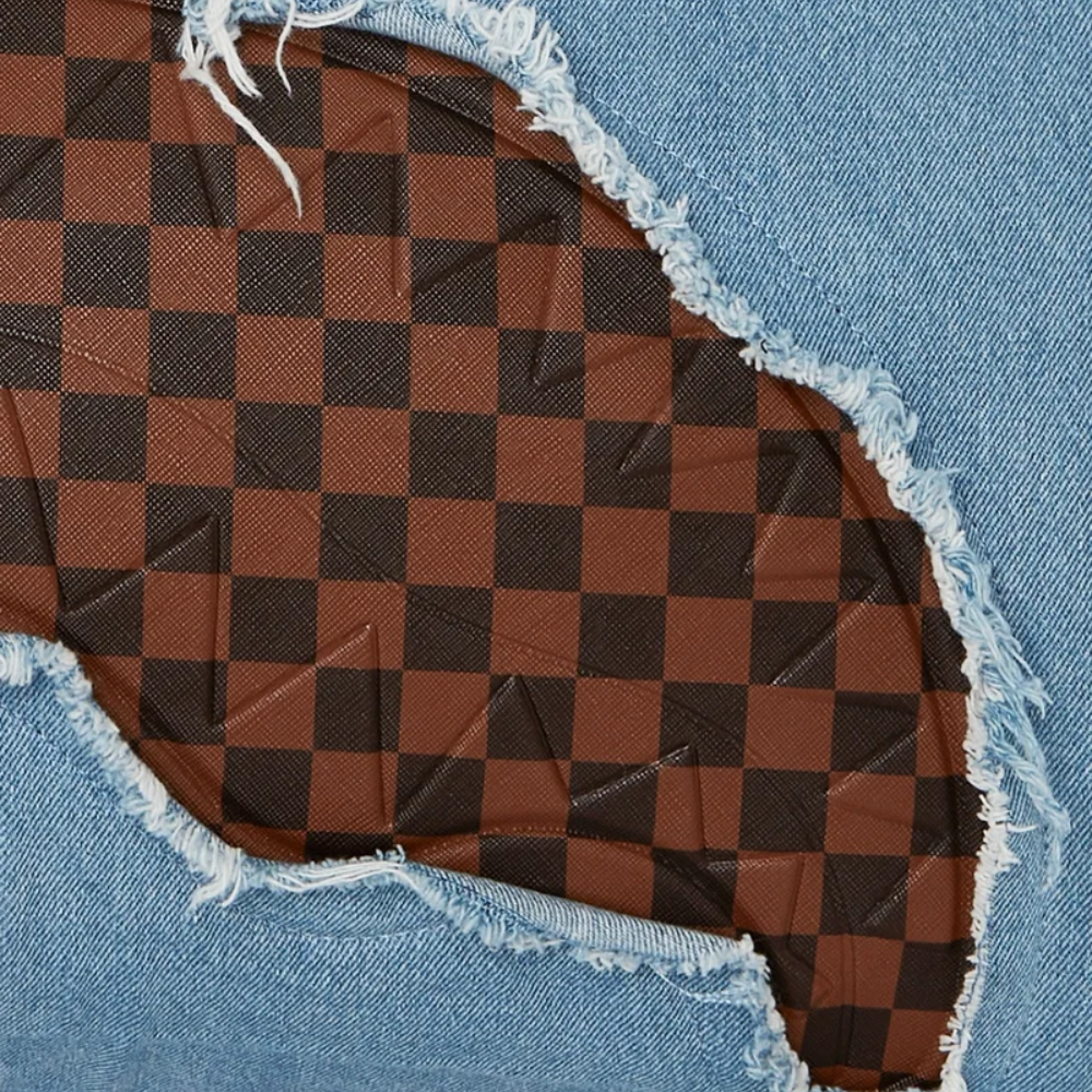 DENIM SHARK DUFFLE